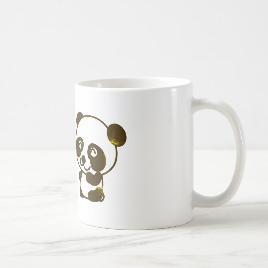 Panda, beer, natuur koffiemok (Rechts)