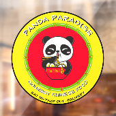 Panda Beer Noodles Chinese Restaurant aanpassen Raamsticker (Vel 2)