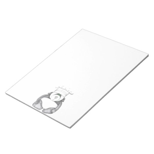 Panda Beer Note Pad Notitieblok (Schuin)