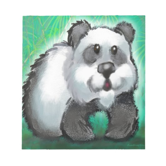 Panda Beer Notitieblok (Voorkant)