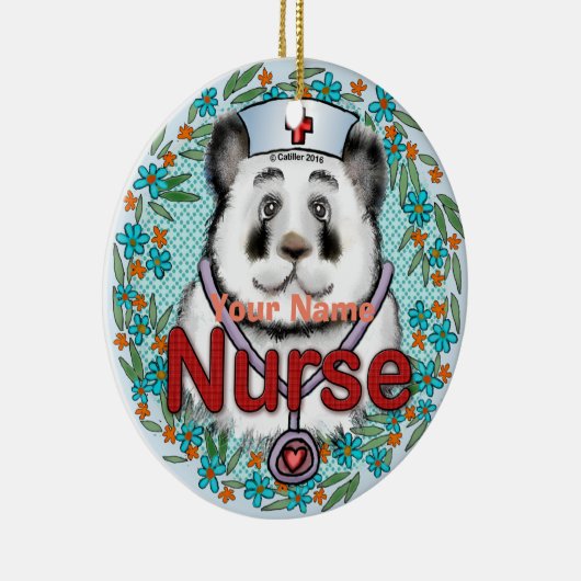 Panda Beer Nurse ornament (Rechts)