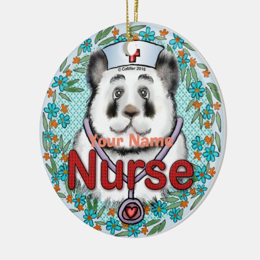Panda Beer Nurse ornament (Links)