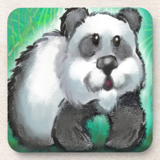 Panda Beer Onderzetter (Voorkant)