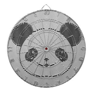Panda-Beer op golflengte Dartbord