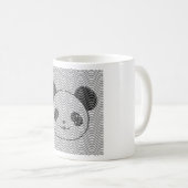 Panda-Beer op golflengte Koffiemok (Voorkant rechts)