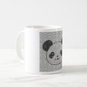 Panda-Beer op golflengte Koffiemok (Voorkant links)