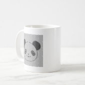 Panda-Beer op golflengte Koffiemok (Voorkant links)