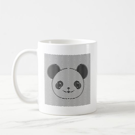 Panda-Beer op golflengte Koffiemok (Links)
