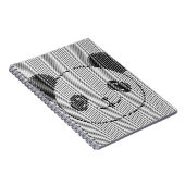 Panda-Beer op golflengte Notitieboek (Rechterzijde)