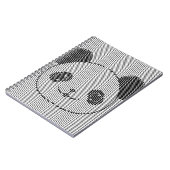 Panda-Beer op golflengte Notitieboek (Linkerzijde)