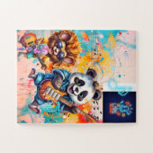 Panda Beer op Guitar Lion Music Singer Legpuzzel (Horizontaal)