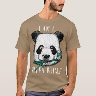 Panda Beer Orca Whale - Parody Killer Whale Funny T-shirt