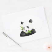Panda Beer Ovale Sticker (Envelop)