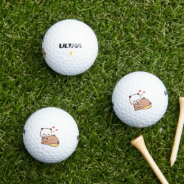 Panda beer paar, Schattigee bubu en dudu knuffels Golfballen