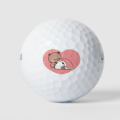 Panda beer paar, Schattigee bubu en dudu knuffels  Golfballen (Voorkant)