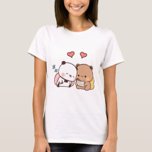 Panda beer paar, Schattigee bubu en dudu knuffels T-shirt