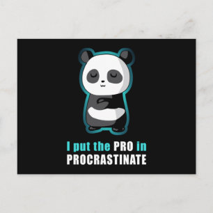 Panda Beer Pandas Cute Animal Paw Funny Gift Idee Briefkaart