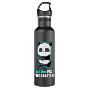 Panda Beer Pandas Cute Animal Paw Funny Gift Idee Waterfles
