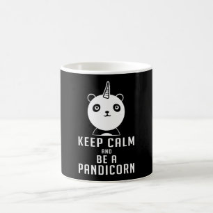 Panda Beer Pandicorn Keep Calm Funny Gift Idee Koffiemok