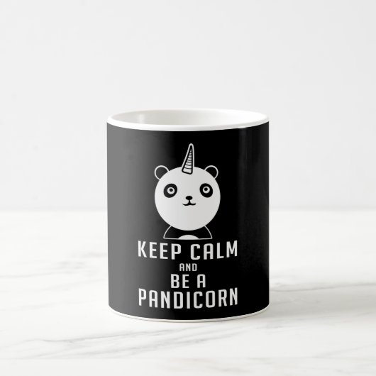 Panda Beer Pandicorn Keep Calm Funny Gift Idee Koffiemok (Center)