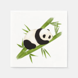 Panda Beer Paper Napkin Servet