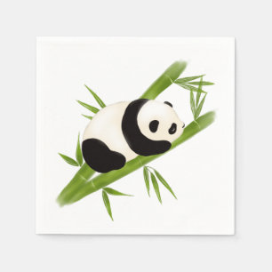 Panda Beer Paper Napkin Servet
