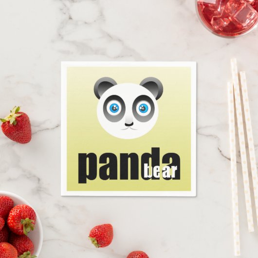 Panda Beer Paper Napkins Servetten (Insitu)