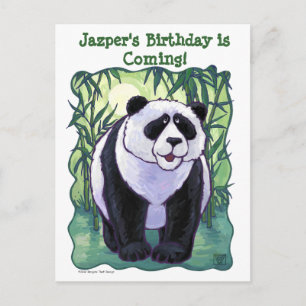 Panda Beer Party Center Aankondigingskaart