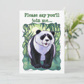 Panda Beer Party Center Kaart (Staand voorkant)