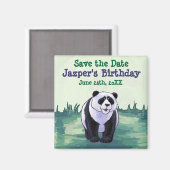 Panda Beer Party Center Magneet (Voorkant / Achterkant)