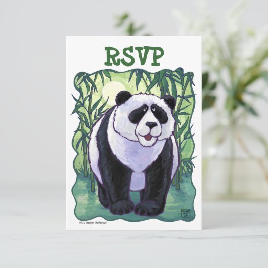Panda Beer Party Center RSVP (Staand voorkant)