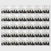 Panda Beer Party door Kindred Design Cadeaupapier (Vlak)