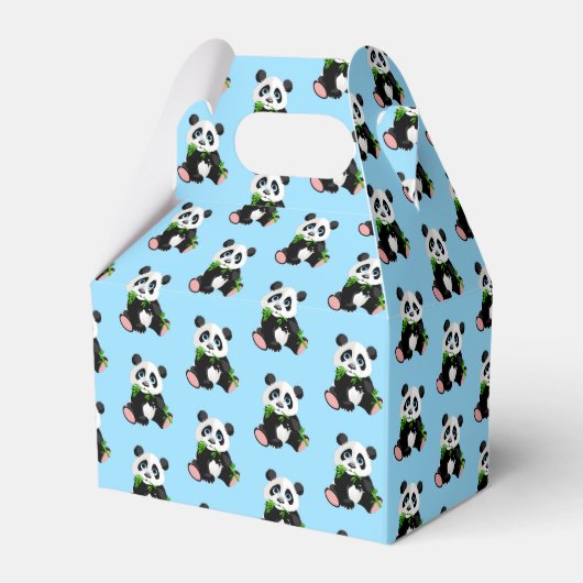 Panda Beer Party Favor Box Bedankdoosjes (Voorkant Zijde)