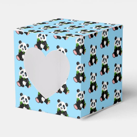 Panda Beer Party Favor Box Bedankdoosjes (Voorkant Zijde)
