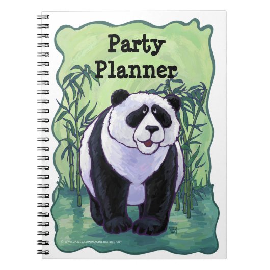 Panda Beer Party Planner Notitieboek (Voorkant)