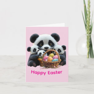 Panda Beer Pasen Kaart
