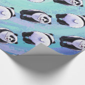 Panda Beer Patronen Cadeaupapier (Hoek)