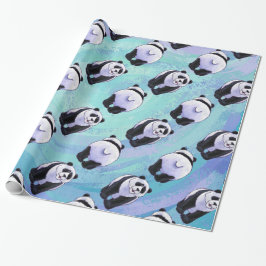 Panda Beer Patronen Cadeaupapier