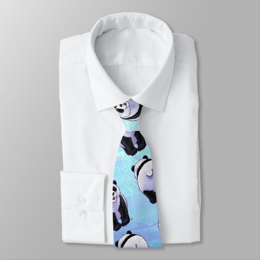 Panda Beer Patronen Stropdas (Gebonden)