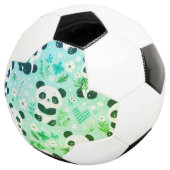 Panda Beer Patroon Groene Print Voetbal (Drie kwart)