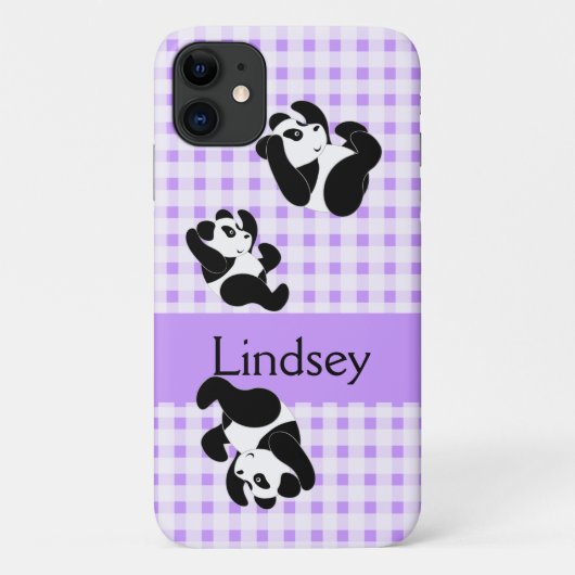 Panda Beer Pattern Case-Mate iPhone Case (Achterkant)