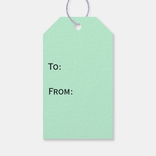 Panda Beer Pattern Green Print Cadeaulabel (Achterkant)