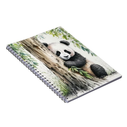 Panda Beer per boom Notitieboek (Rechterzijde)