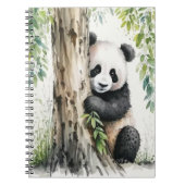 Panda Beer per boom Notitieboek (Voorkant)