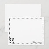 Panda Beer - Persoonlijke briefkaart (Voorkant / Achterkant)
