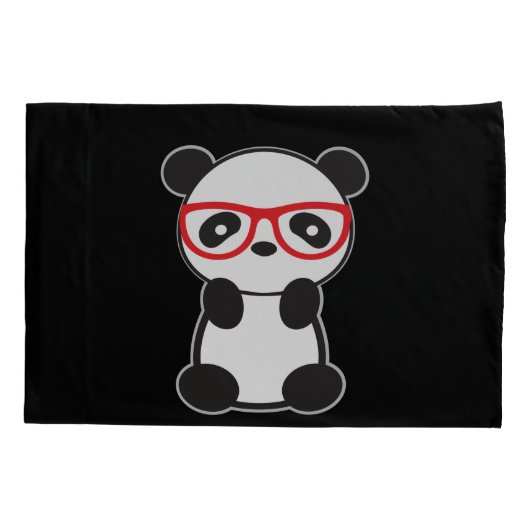 Panda Beer Pillow Hoesje - Leon the Panda Kussensloop (Achterkant)