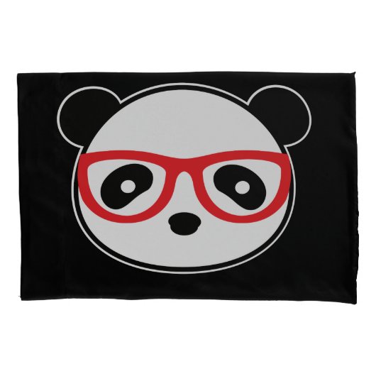 Panda Beer Pillow Hoesje - Leon the Panda Kussensloop (Voorkant)