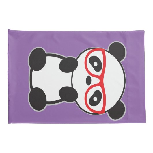 Panda Beer Pillow Hoesjes Kussensloop (Achterkant-Rechts)