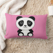 PANDA BEER PINK LUMBAR PILLOW KUSSEN (Deken)