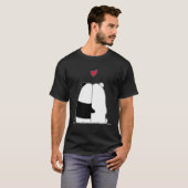 Panda Beer Polar Beer Liefdesdag T-shirt (Voorkant volledig)